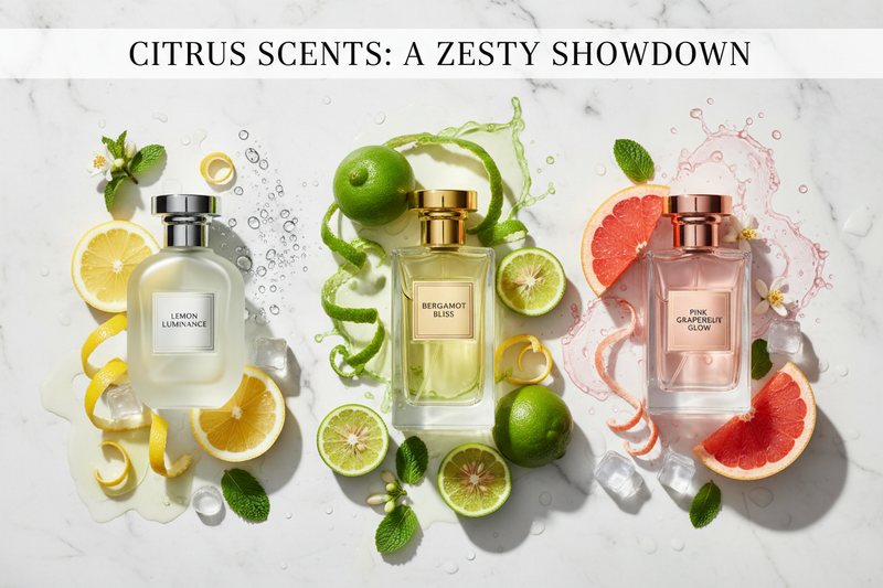 Citrus Clash: Bergamot vs. Lemon vs. Grapefruit Fragrances
