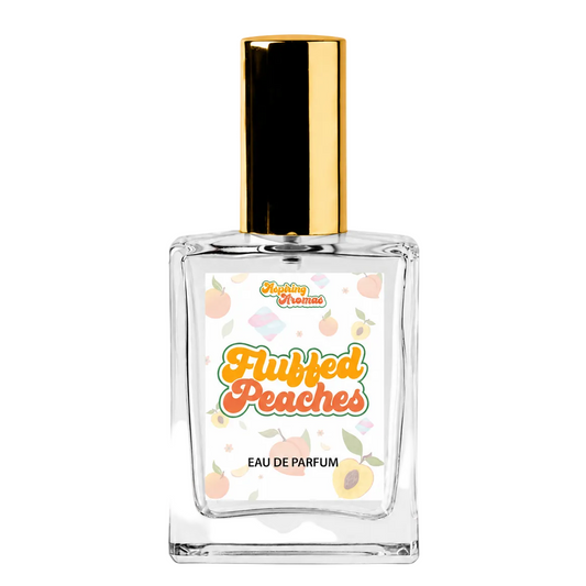 Aspiring Aromas Fluffed Peaches fragrance bottle