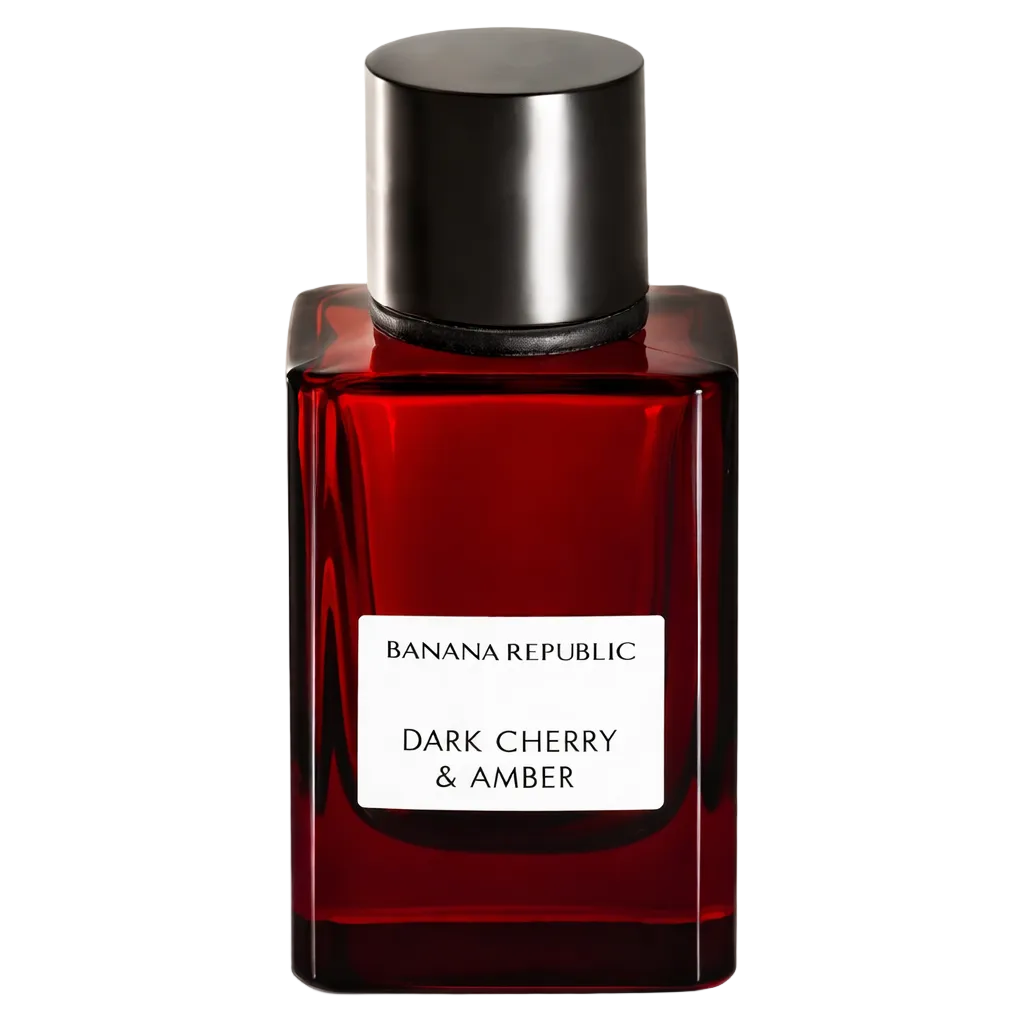 Banana Republic Dark Cherry and Amber fragrance bottle