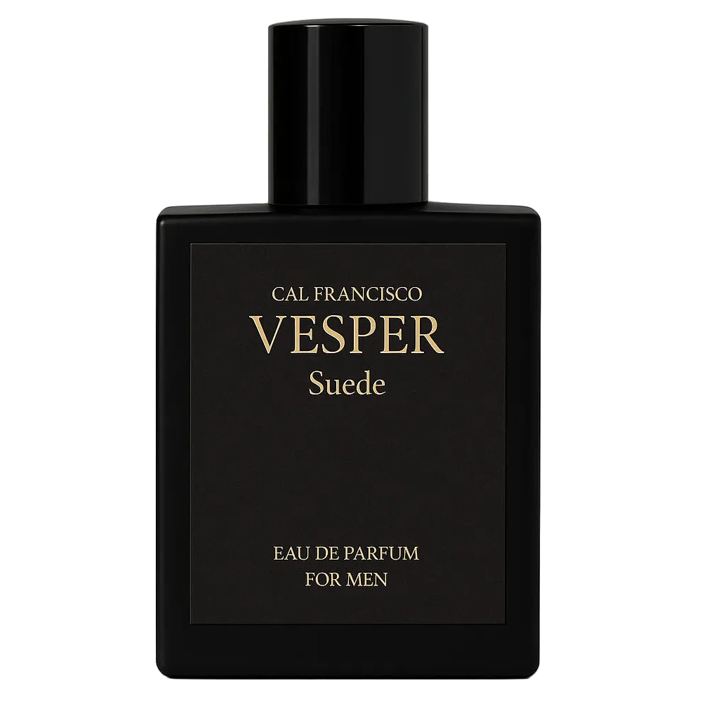 Cal Francisco Vesper Suede fragrance bottle