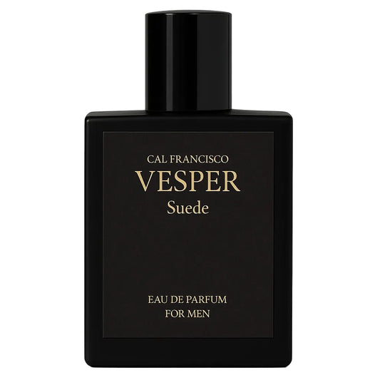 Cal Francisco Vesper Suede fragrance bottle