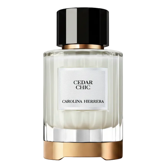 Carolina Herrera Cedar Chic fragrance bottle