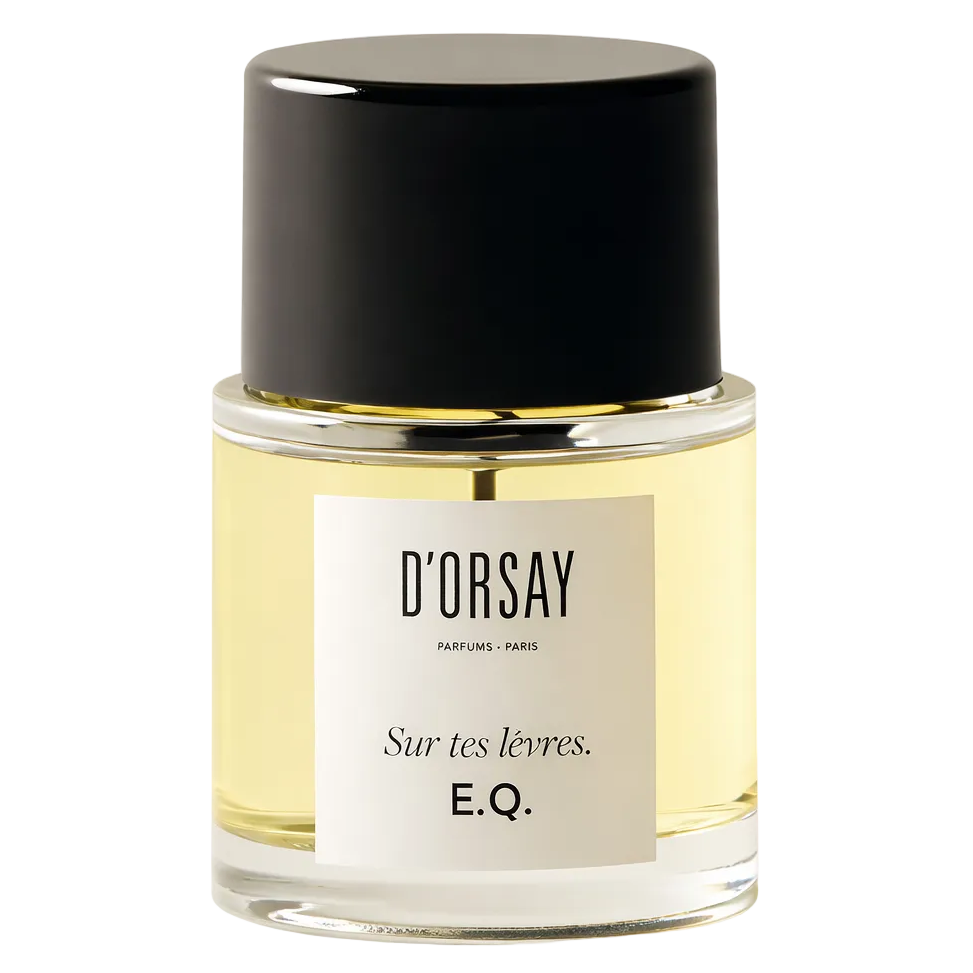 D'Orsay Sur tes levres. E.Q. fragrance bottle
