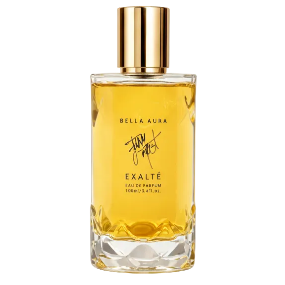 Funmi Monet Bella Aura Exalte Limited Edition fragrance bottle
