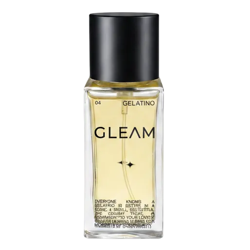 Gleam Gelatino fragrance bottle