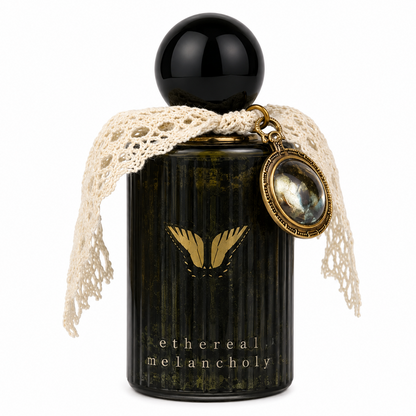 Hippies and Cowboys Ethereal Melancholy perfume bottle on white background