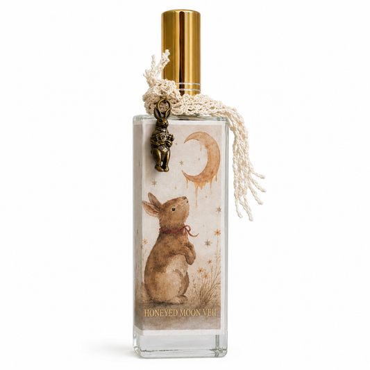 Hippies and Cowboys Honeyed Moon Veil perfume bottle on white background