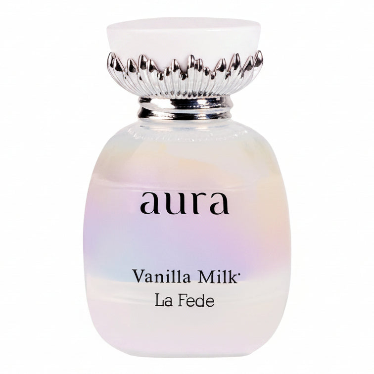 Khadlaj La Fede Aura Vanilla Milk fragrance bottle