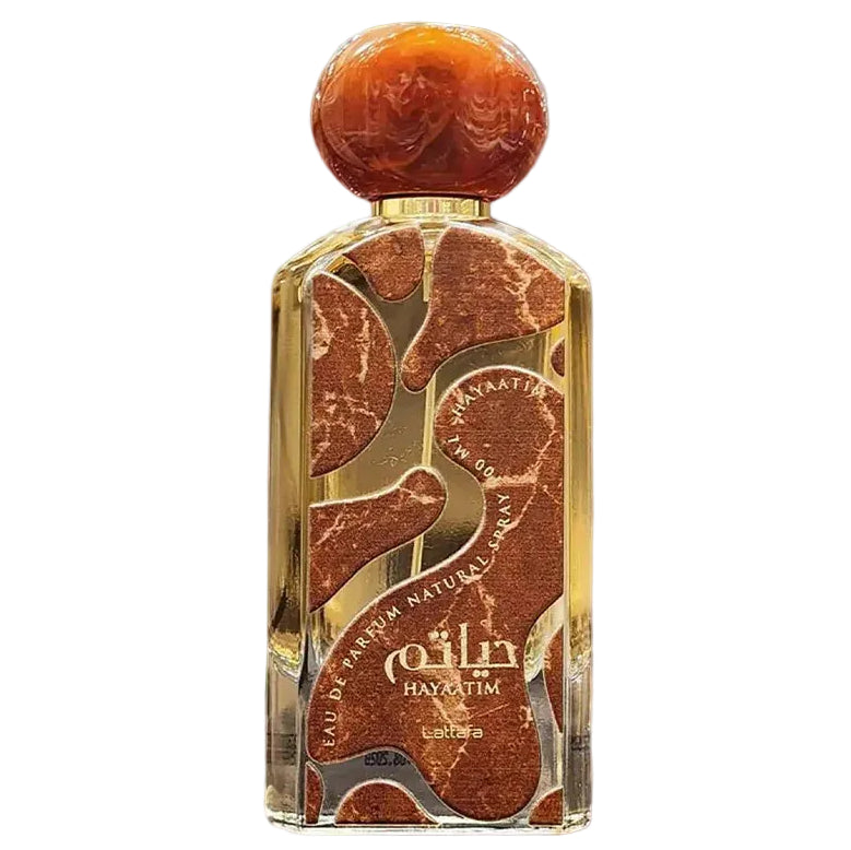 Lattafa Hayaatim fragrance bottle