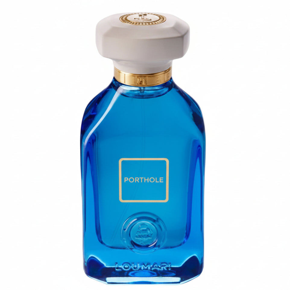 Loumari Porthole fragrance bottle