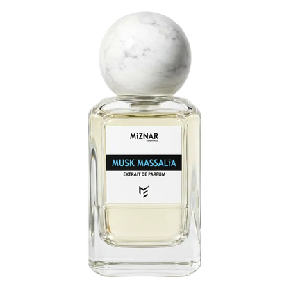 Miznar Essencials Musk Massalia fragrance bottle