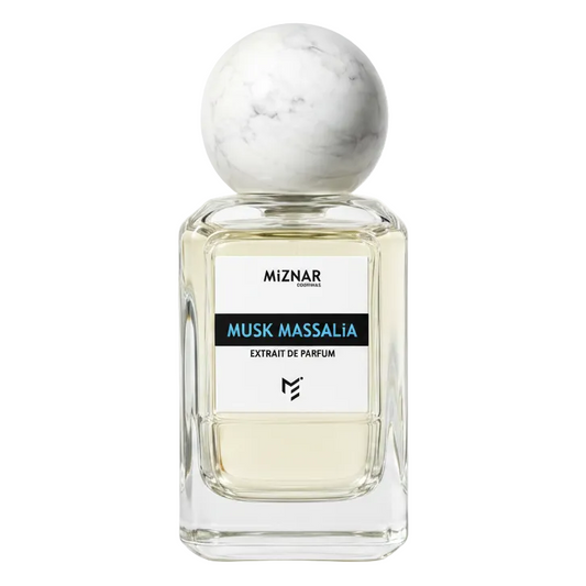 Miznar Essencials Musk Massalia fragrance bottle