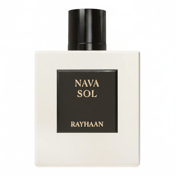 Rayhaan Nava Sol fragrance bottle