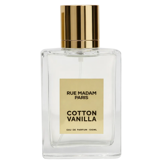 Rue Madam Paris Cotton Vanilla fragrance bottle