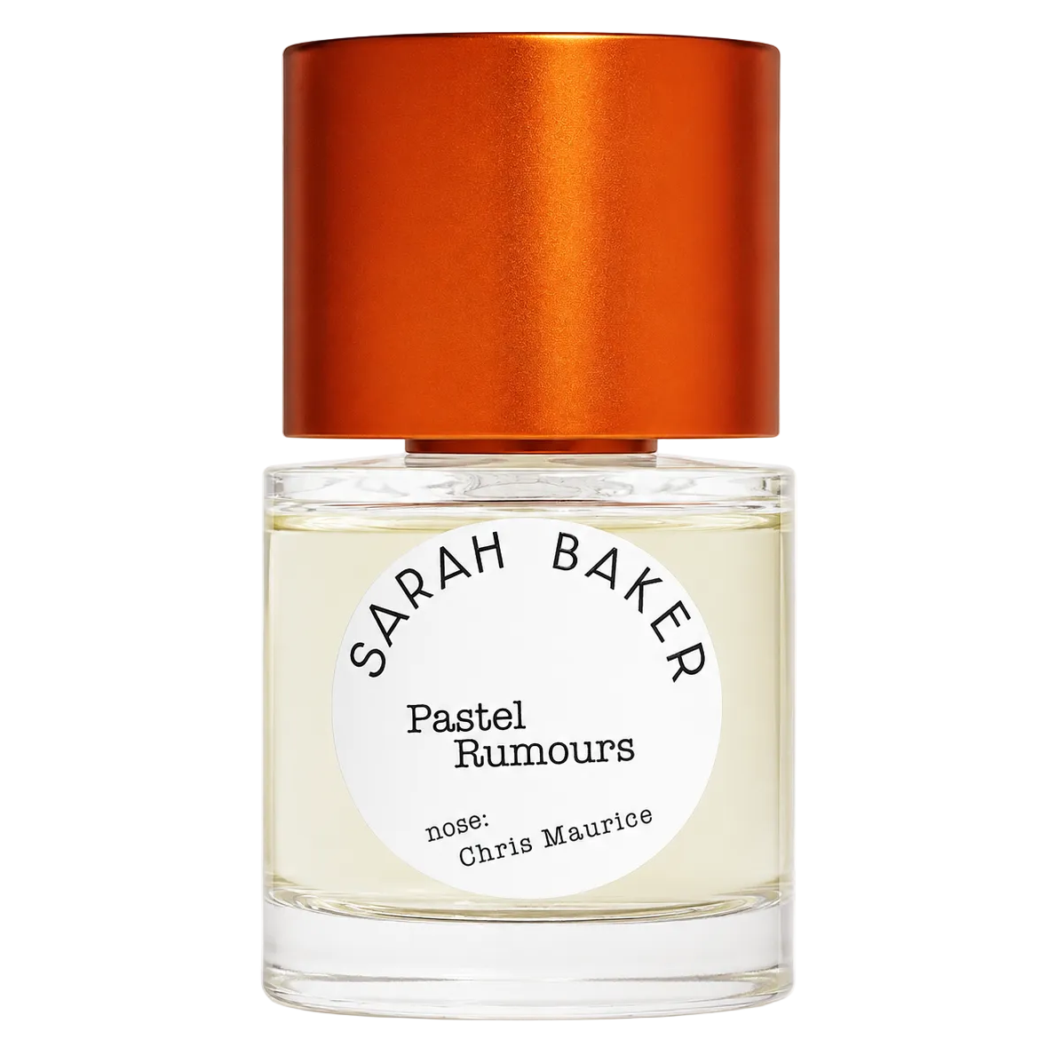 Sarah Baker Pastel Rumours fragrance bottle