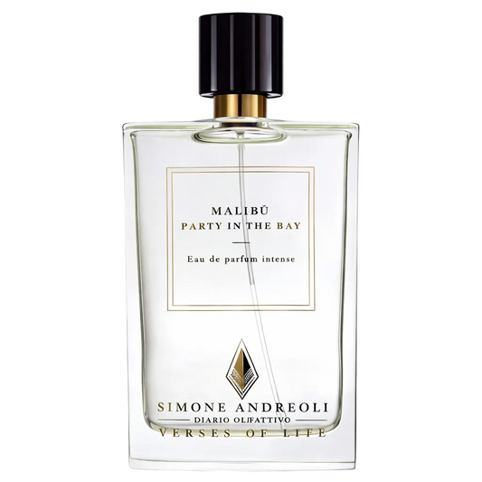 Simone Andreoli Malibu Party in the Bay fragrance bottle